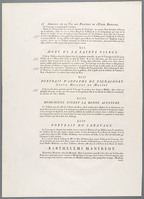 KG 14537
<br/>
Titelblad en beschrijvende tekst bij bundel reproductiegrafiek
<br/>
<em>Imprimerie Royale</em>